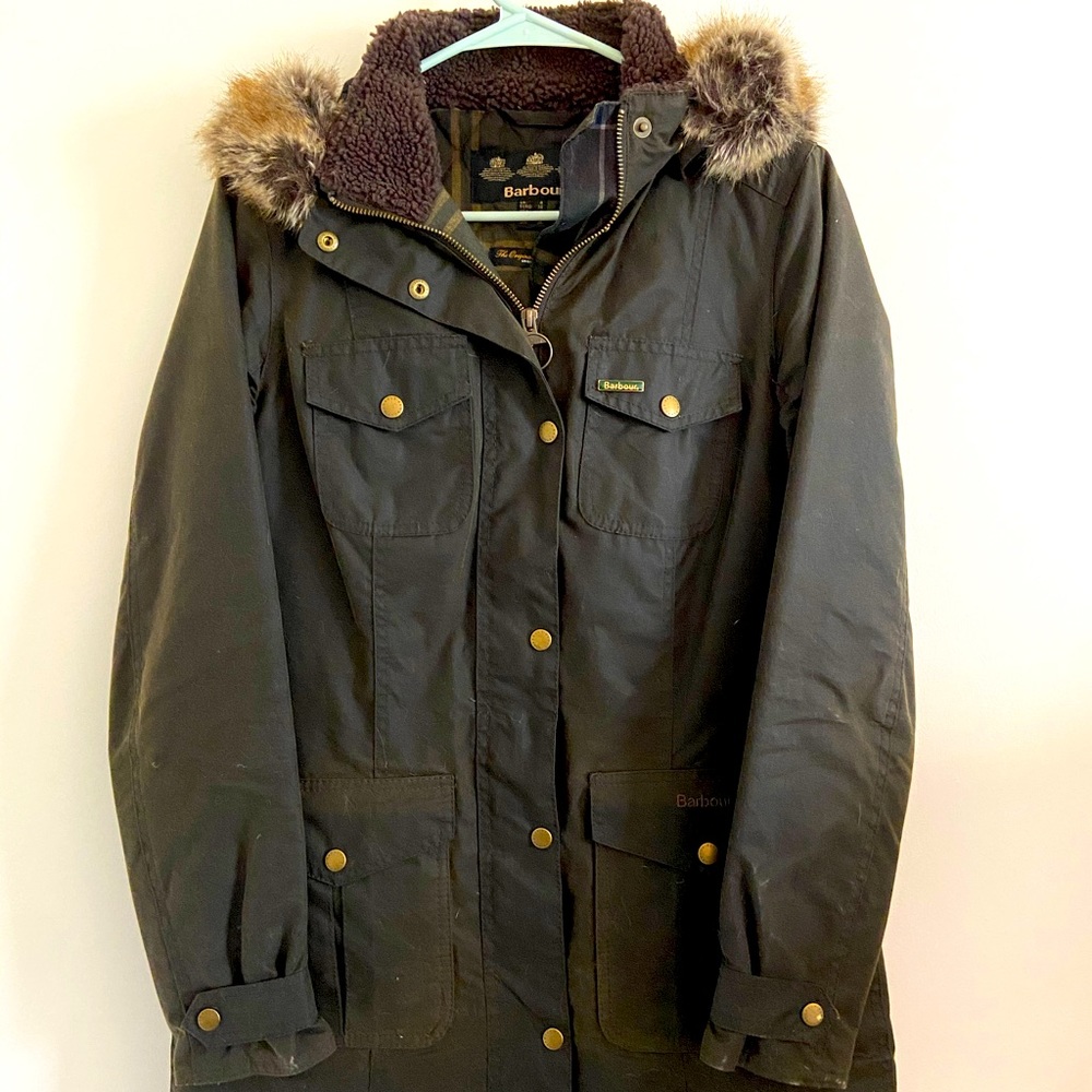 Barbour Ashbridge Hooded Wax Canvas Jacket